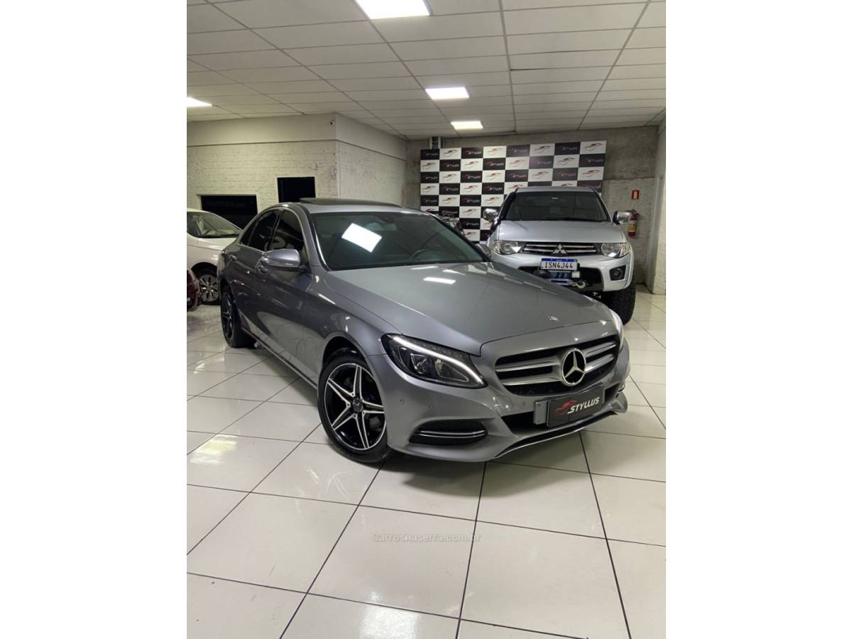 MERCEDES-BENZ - C 200 - 2015/2015 - Cinza - R$ 119.900,00