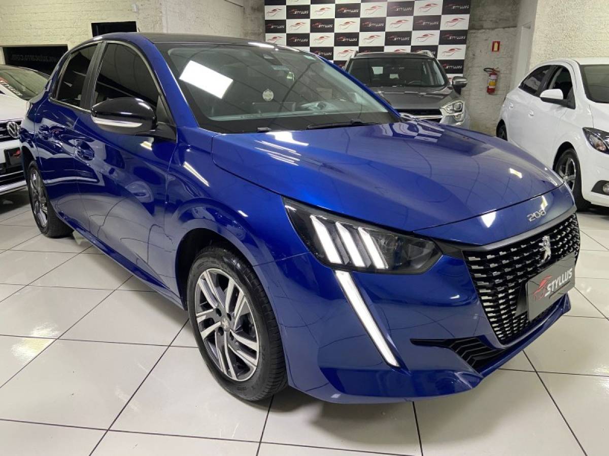 PEUGEOT - 208 - 2020/2021 - Azul - R$ 85.900,00